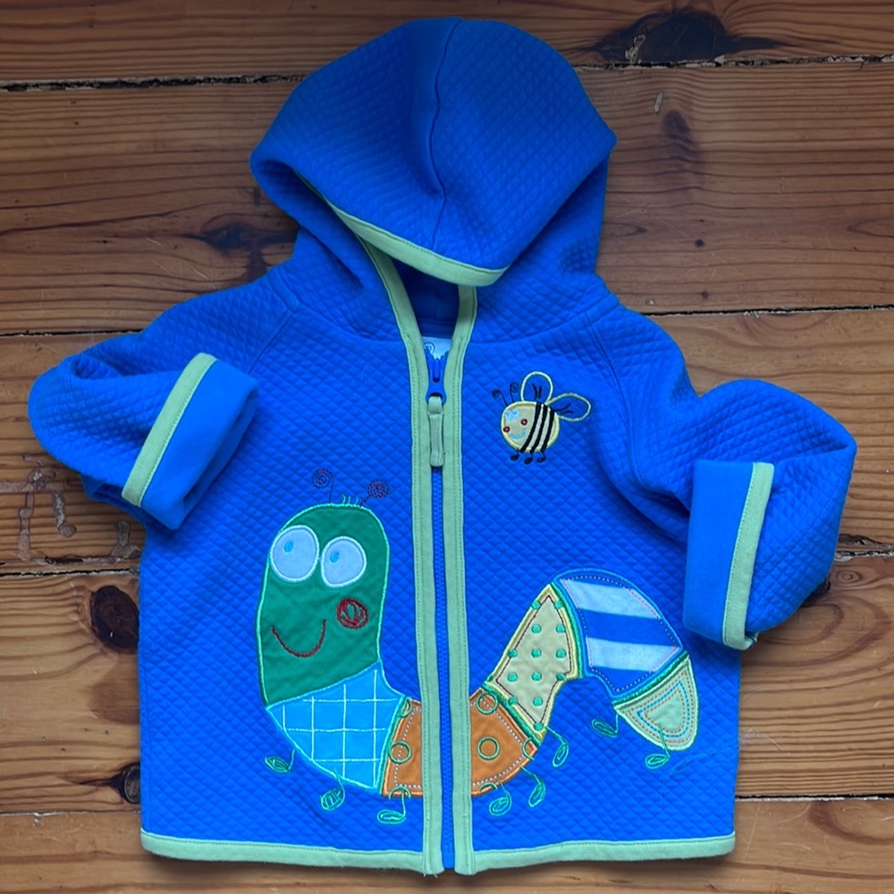 Hanna Andersson hoodie zip up coverup